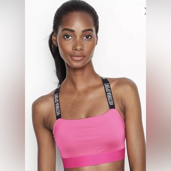 Victoria's Secret Sport Crisscross Logo Sport Bra Medium - Picture 6 of 7